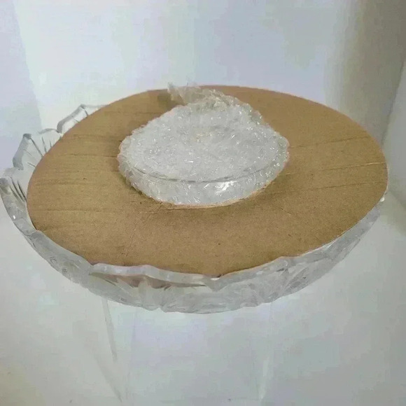 Fifth Avenue Crystal Portico 2 Piece Cracker Condiment Serving Set New In Box - Picture 5 of 7